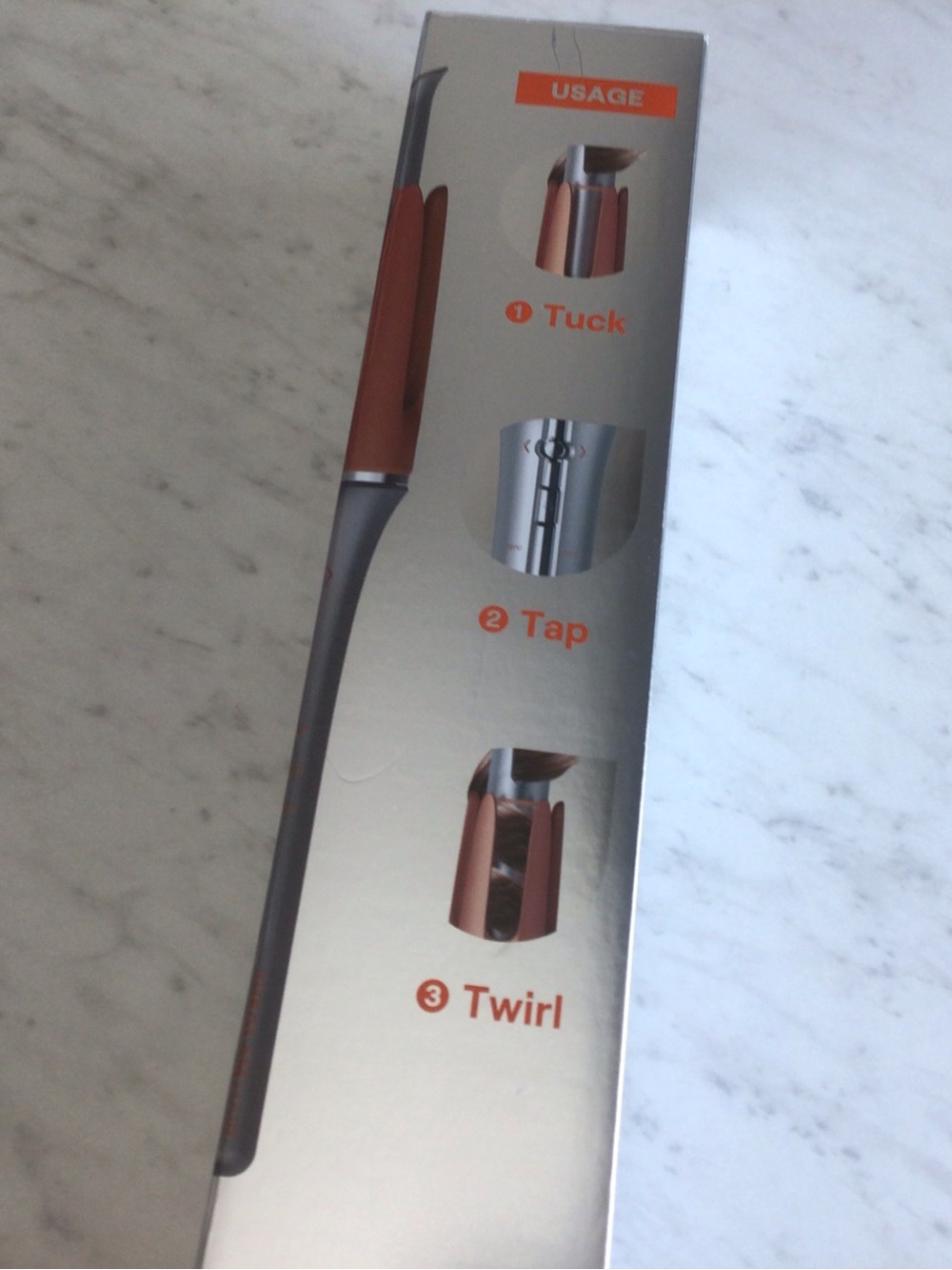 Glam Hair Rose Gold Curling Wand - 1.25” - Picture 4 of 5